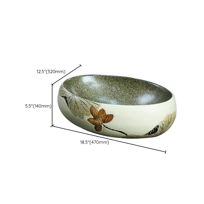 Porcelain Vessel Bathroom Sink Modern No Craftsmanship Vessel Bathroom Sink Only