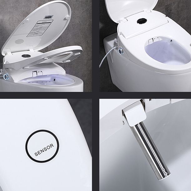 Contemporary Flush Toilet One Piece Wall Mount Porcelain Urine Toilet