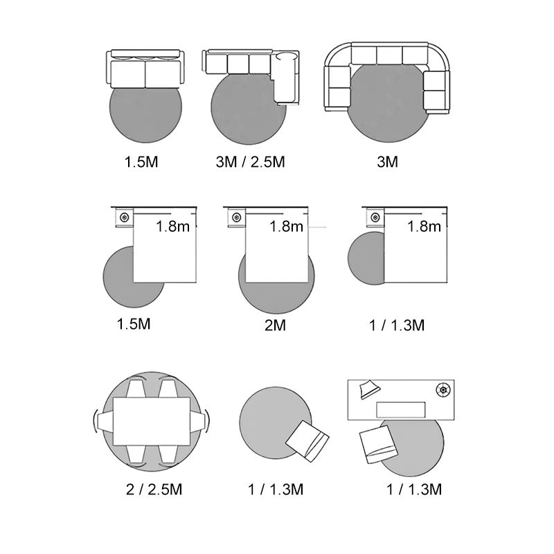 Modern Round Carpet Abstract Pattern Creative Area Rug Polyester Stain Resistant Rug for Living Room