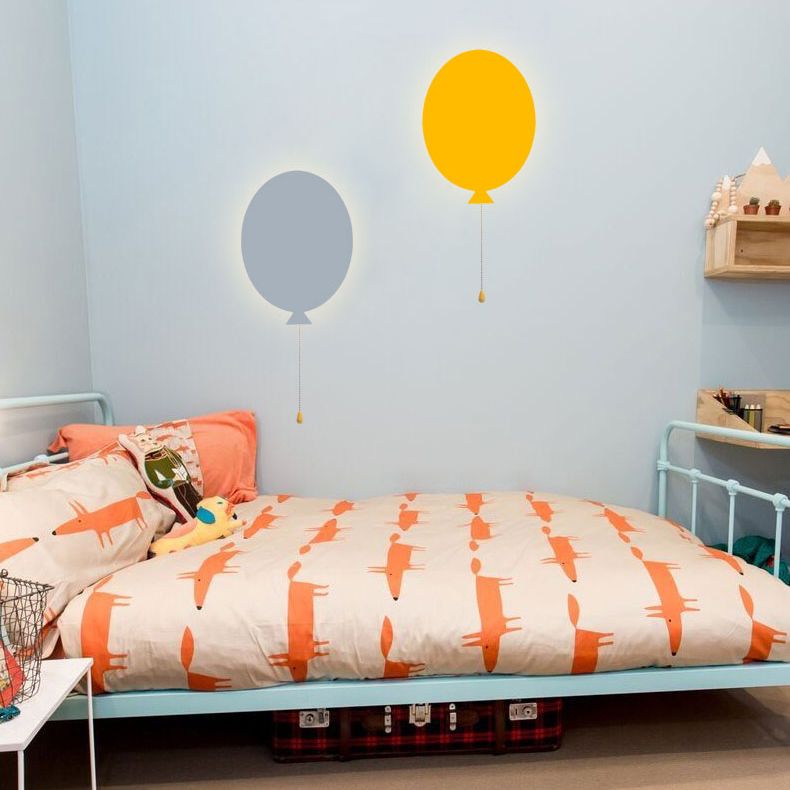 Hölzerne schlanke Panel Ballon Wandleuchte LED LED Wandleuchten für Kinderbettkindergarten