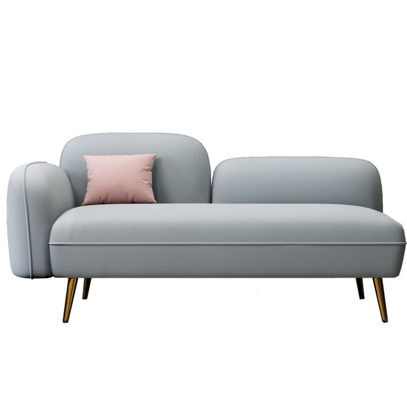 Hair Pin Legs Tight Back Square Arm Transitional Modern Loveseat for Apartment