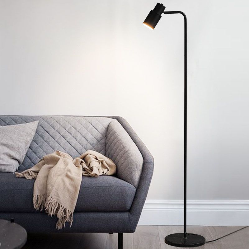 Metalen geometrische vorm vloerlamp moderne stijl 1-licht vloerlampbeveiliging