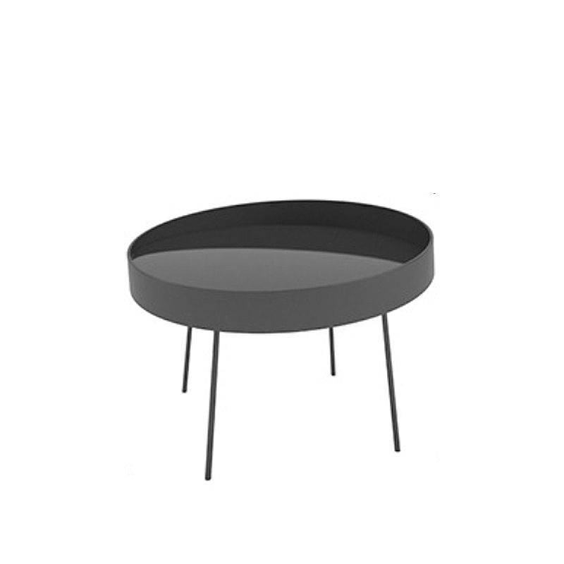 Dia 15.75"/23.62"/31.5" Iron Cocktail Table 4 Legs Coffee Table