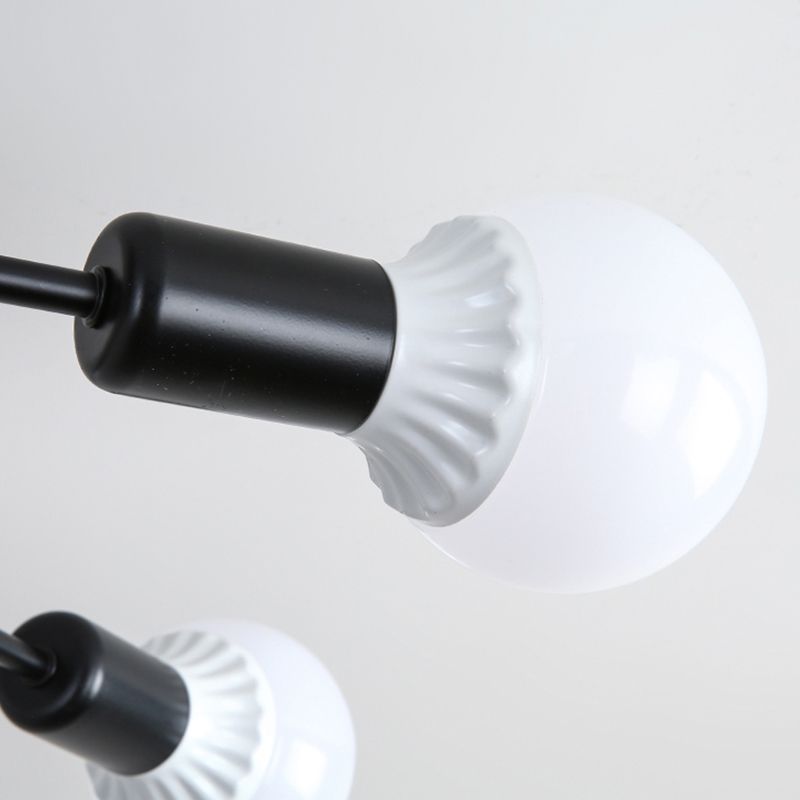 Industrial Ceiling Light Minimalist Flush Mount Ceiling Light Fixture with Glass Shade