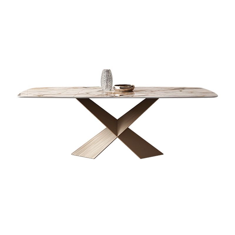 Glam 1/2/5/6/7 Pieces Dining Set Sintered Stone Dining Table Set