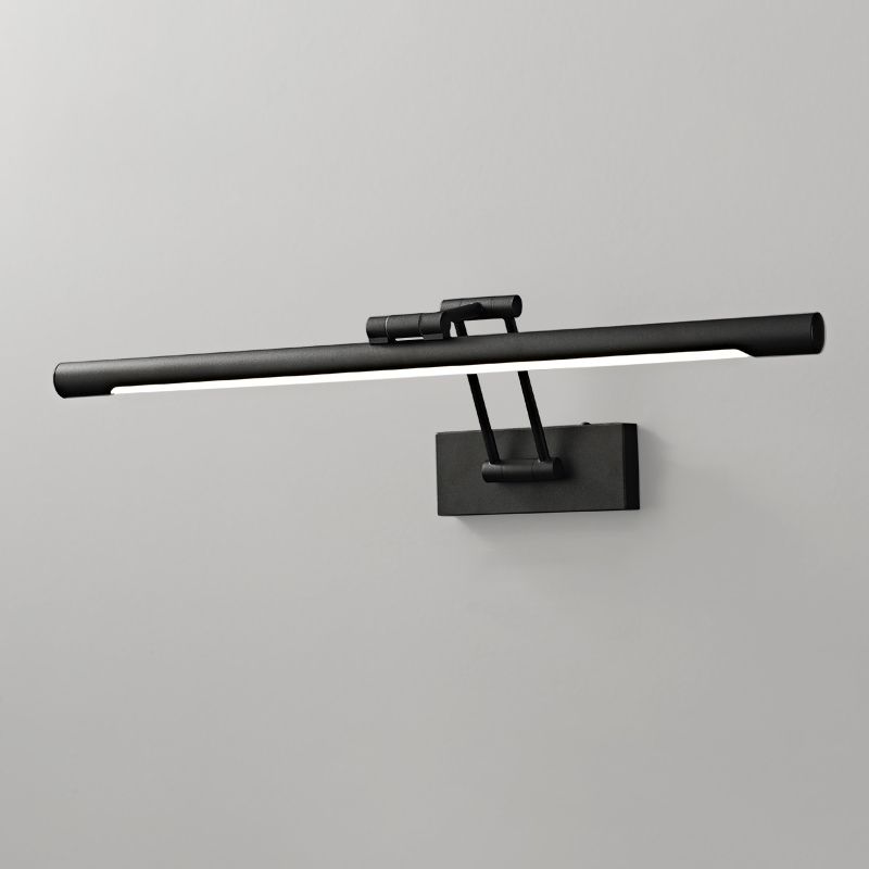 Single Modernism Black Bathroom Vanity Light LED Bath Bar for Bedroom