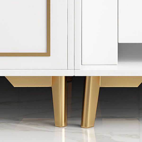 Contemporary Wardrobe Closet with Legs Wooden Wardrobe Armoire