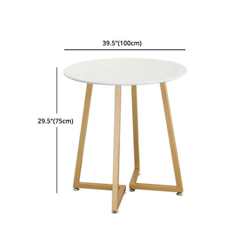Glam Style Round Dining Room Table Set 1/3/4/5 Pieces Dining Set