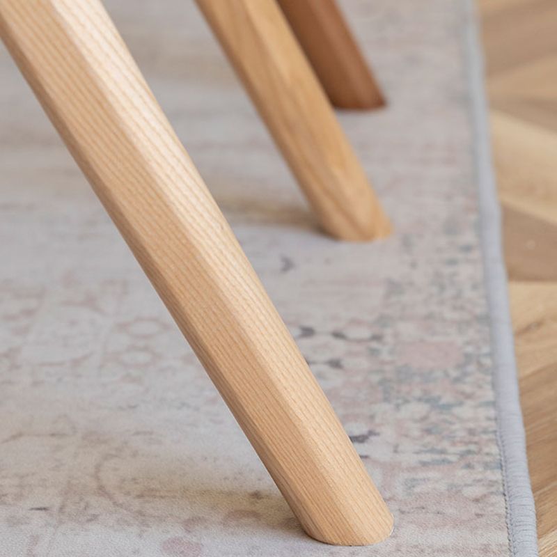 Solid Wood Bar Stool Backrless Counter Stool for Living Room