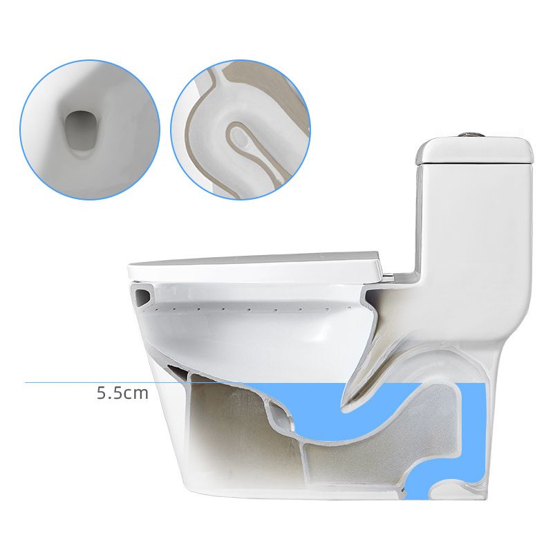 Traditional All-In-One Toilet Bowl Floor Mount Urine Toilet for Washroom