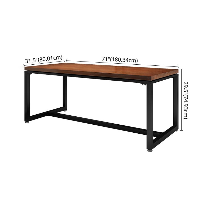 Traditional Style Solid Wood Dining Set with Traditional Height Table and Trestle Base