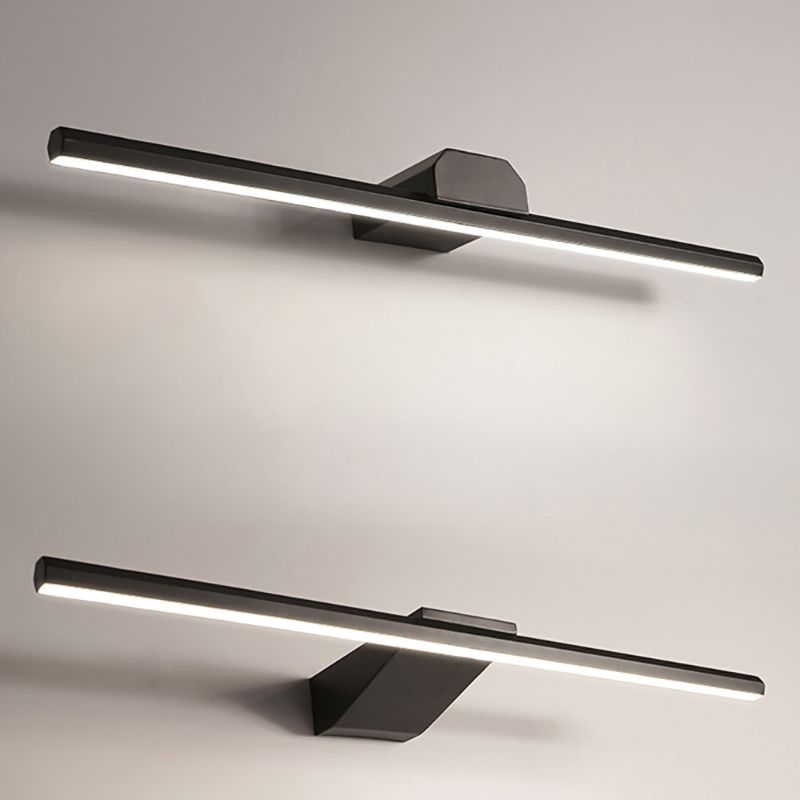 Long Strip Wall Mounted Light Fixture Modern Style LED Vanity Lights for Bathroom