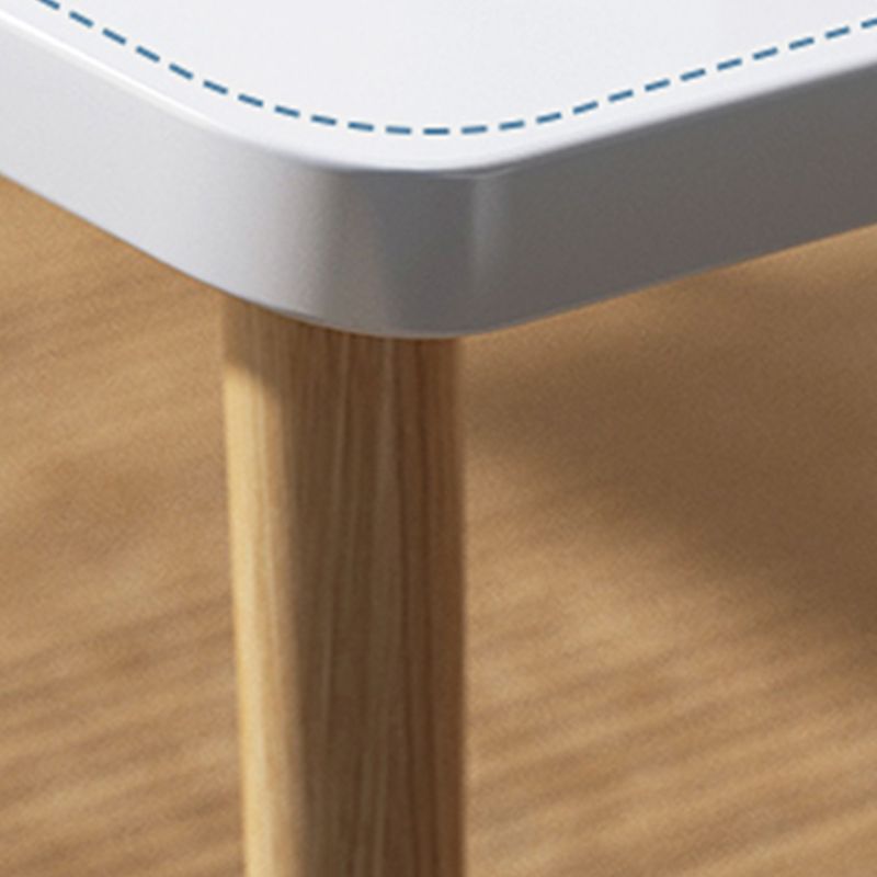 Modern Simple 1 Single Coffee Table Wooden Coffee Table - 15.75" D