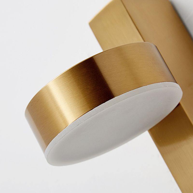 Zeitgenössische einfache Metallwand -Wandleuchte einzelnes Licht rotierendes Wandlicht für Wohnzimmer