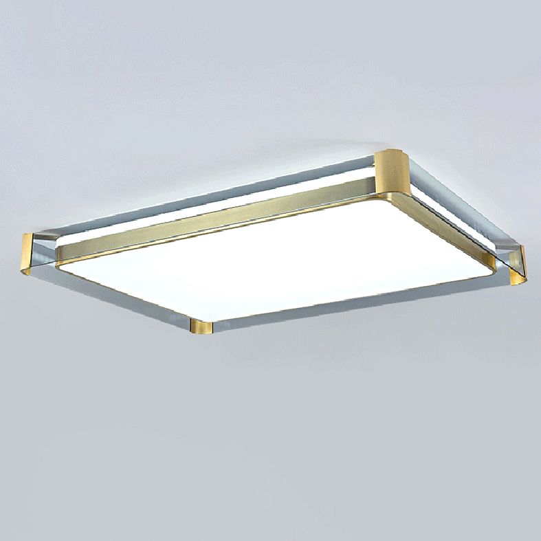 Metalen moderne stijl ontwerp inbouwverlichting LED-glaslamp voor woonkamer