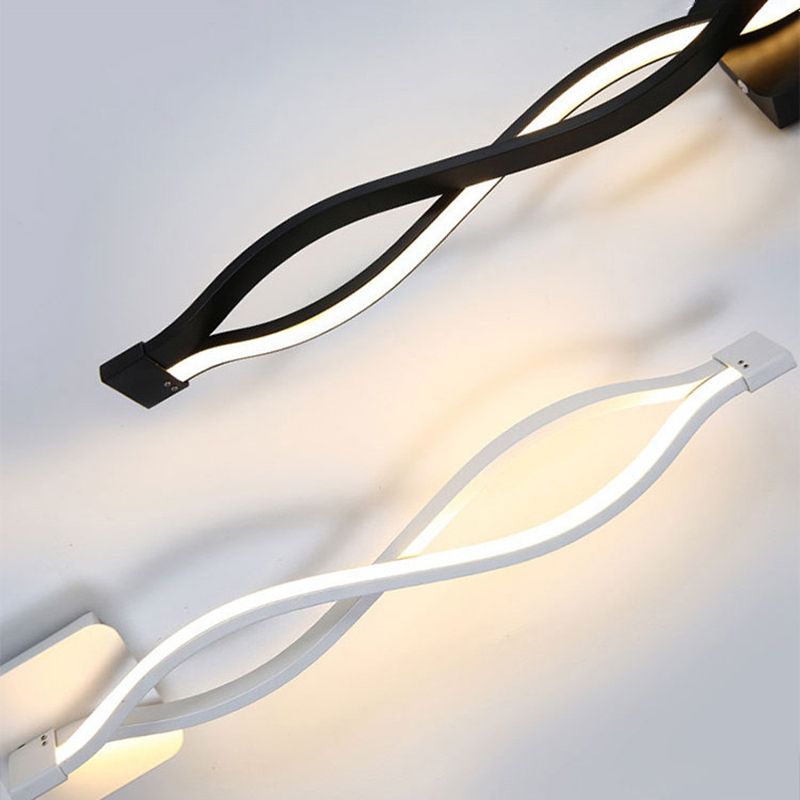 Modern Simplicity LED Linear Wall Sconce Aluminium Wall Lamp with Acrylic Shade