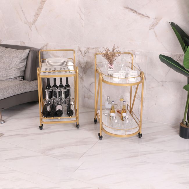 31.1"H Modern Rolling Prep Table Rectangular Metal Prep Table for Home Use