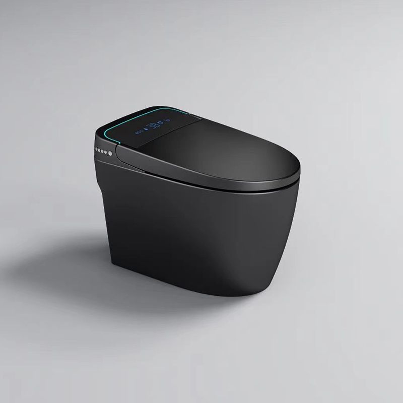 Modern Concealed Tank Toilet Skirted ABS Floor Mount Flush Toilet with Seat