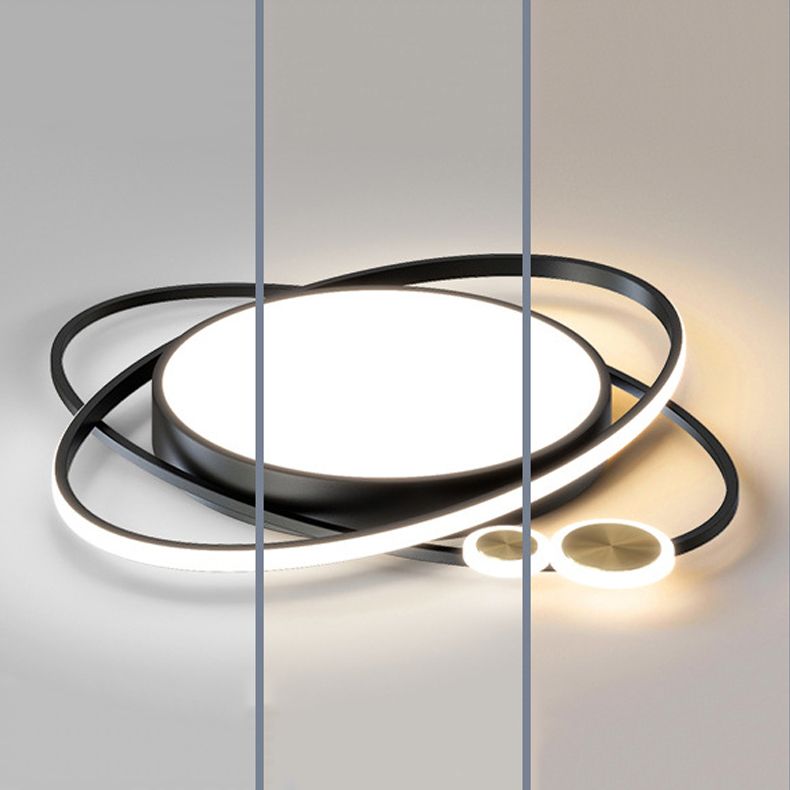 Acrylic Shade LED Flush Mounted Ceiling Lights Contemporary Lighting Fixture