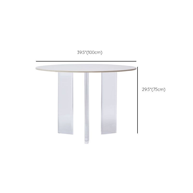 Round Dining Table Set 1/2/3 Pcs ModernSintered Stone Top Table with Chairs
