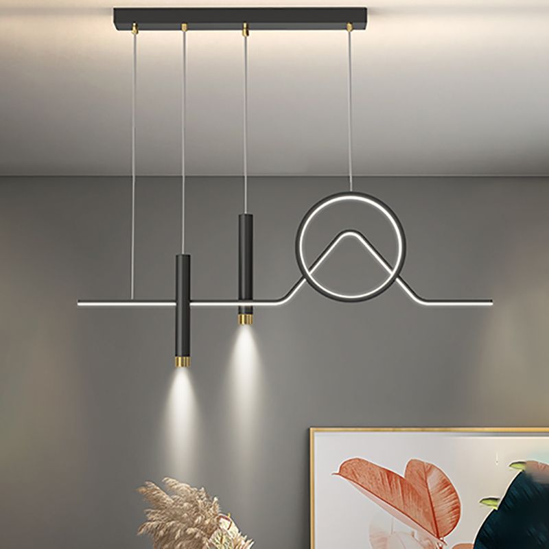 Moderne LED -Island Leichte LED LED Hanging Lampenvorrichtung für Esszimmer