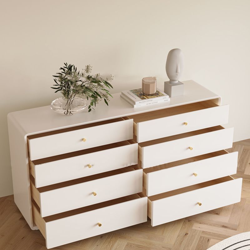 Classic Glam Storage Chest Dresser Wooden Dresser for Bedroom