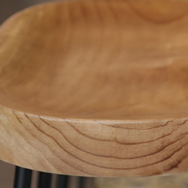 Modern Style Metal Bar Stool with Footrest Milk Tea Shop Bar Stool 30- Inches