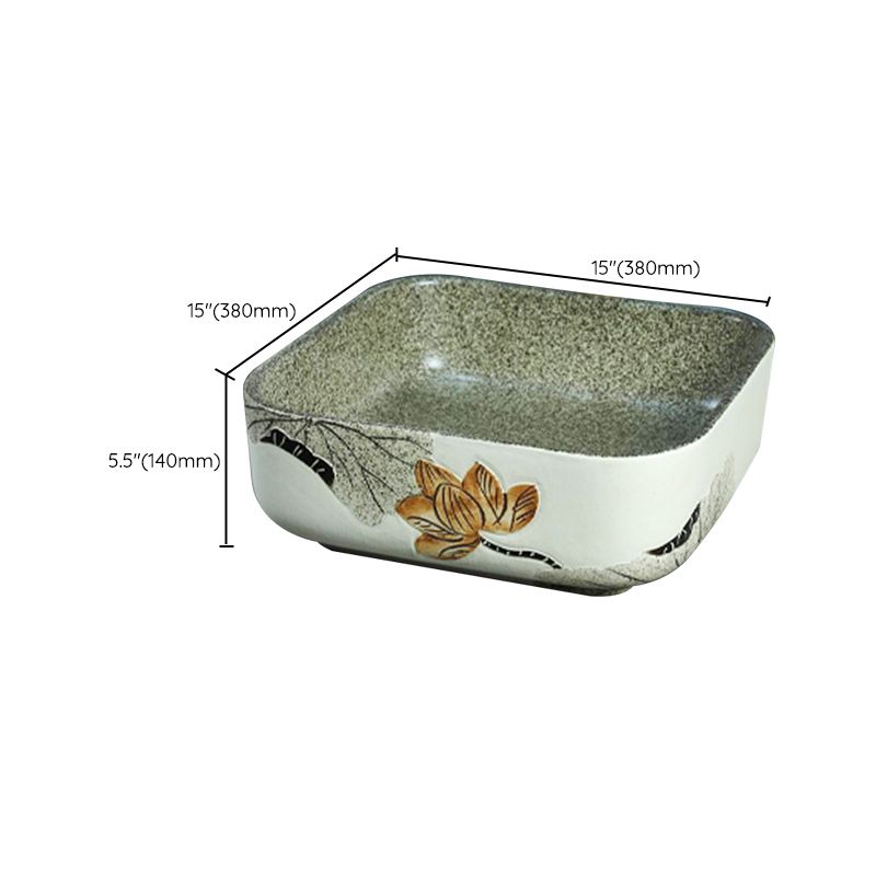 Porcelain Vessel Bathroom Sink Modern No Craftsmanship Vessel Bathroom Sink Only