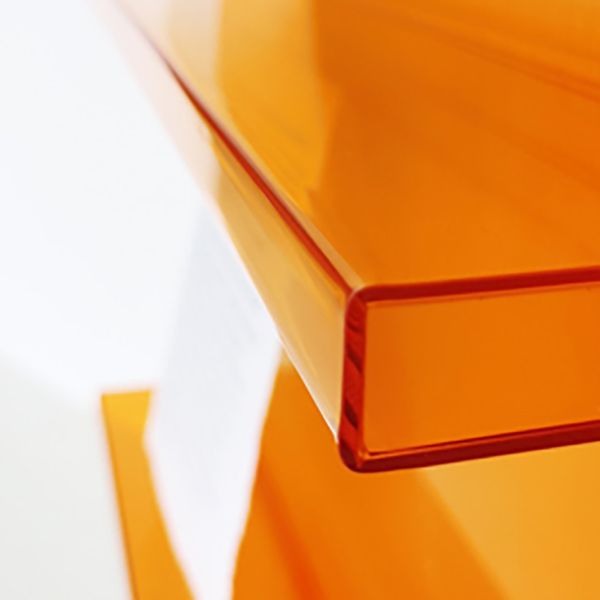 Scandinavian Acrylic Etagere Bookshelf Closed Back Vertical Bookshelf