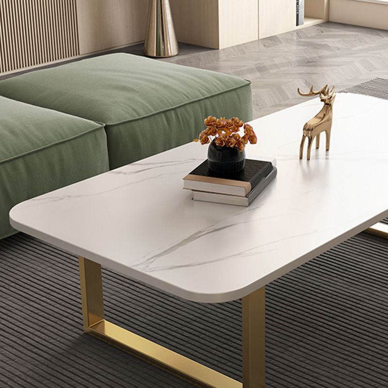 Slate Rectangular Coffee Table Trestle Coffee Cocktail Table