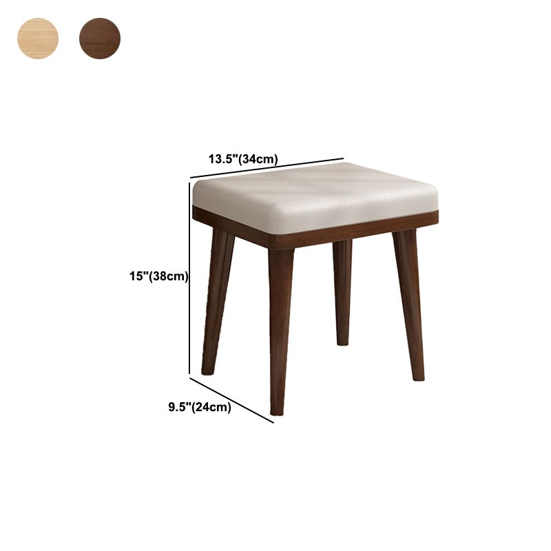 Scandinavian Solid Wood Makeup Counter 3 Drawer Vanity Dressing Table