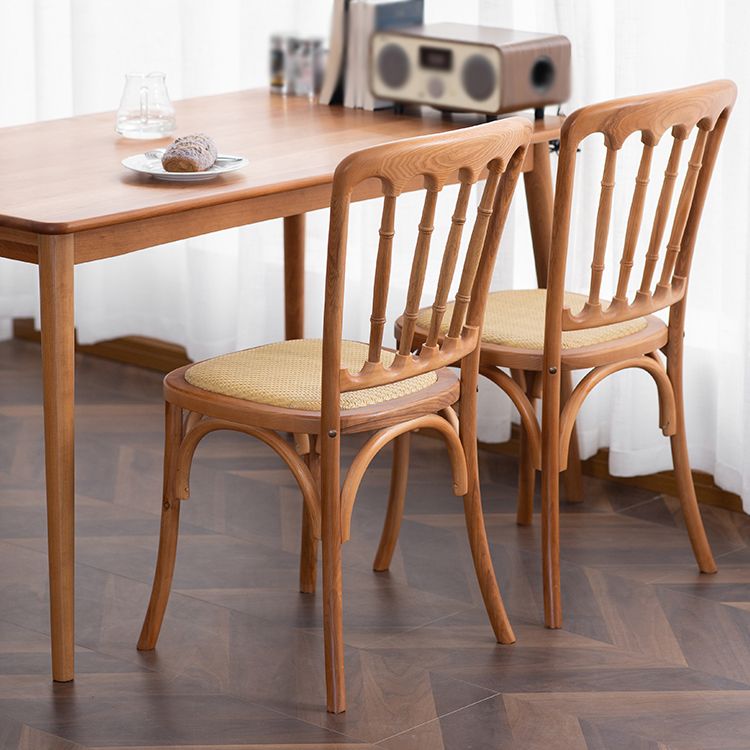 Chaise d'accélération de la ferme en bois Back Back Swerened Dining Side Claid For Restaurant