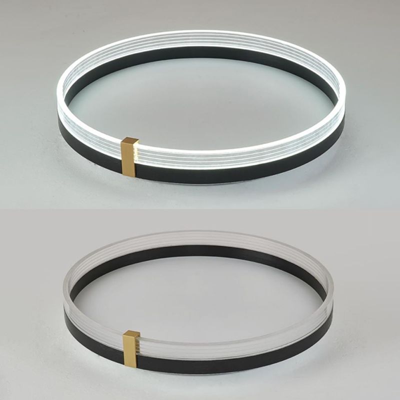 DEL géométrique Flush Mount Ceiling Light Modern Simplicity Acrylic Ceiling Mount Chandelier for Bedroom