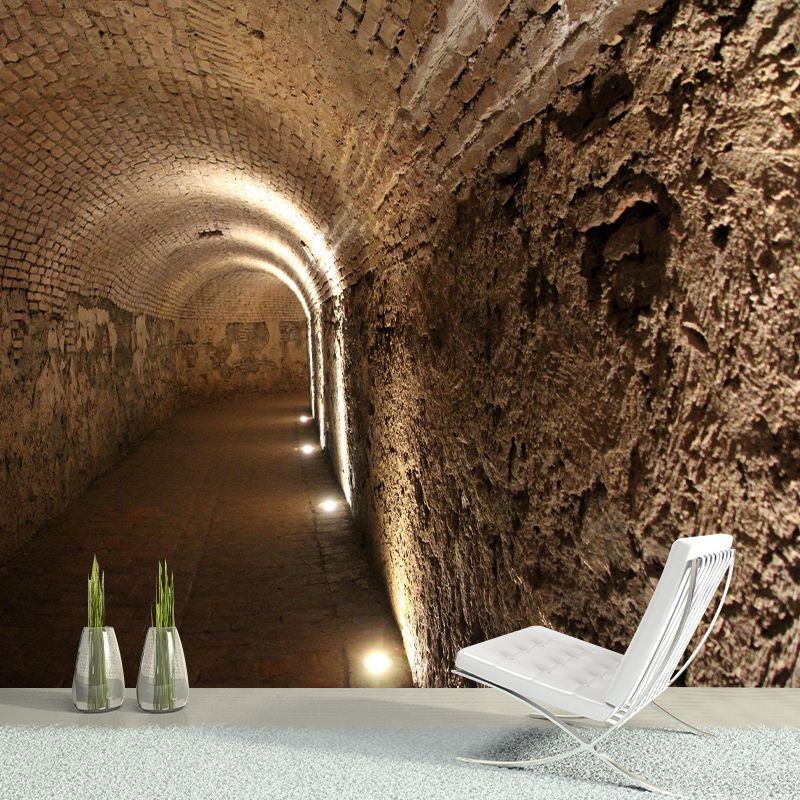 Space Extension Wall Mural Wallpaper Mildew Resistant Wall Covering for Home