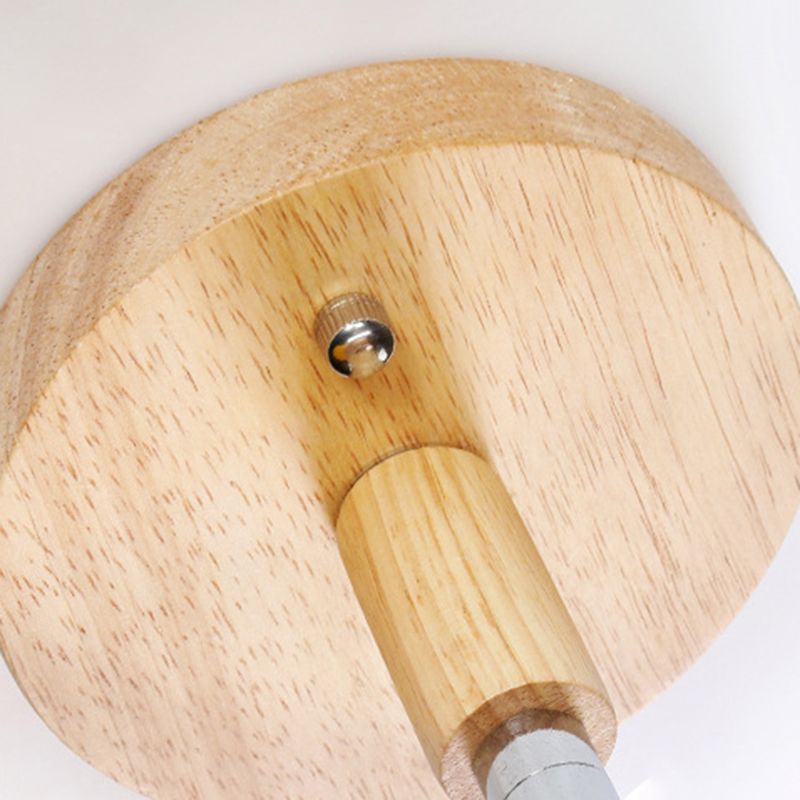 Modern Style Flared Wall Sconces Wood 1 Light Wall Mount Light Fixture
