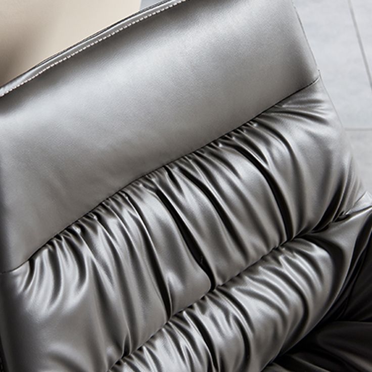 Sillas laterales de comedor de cuero contemporáneo, silla con respaldo sólido para uso doméstico