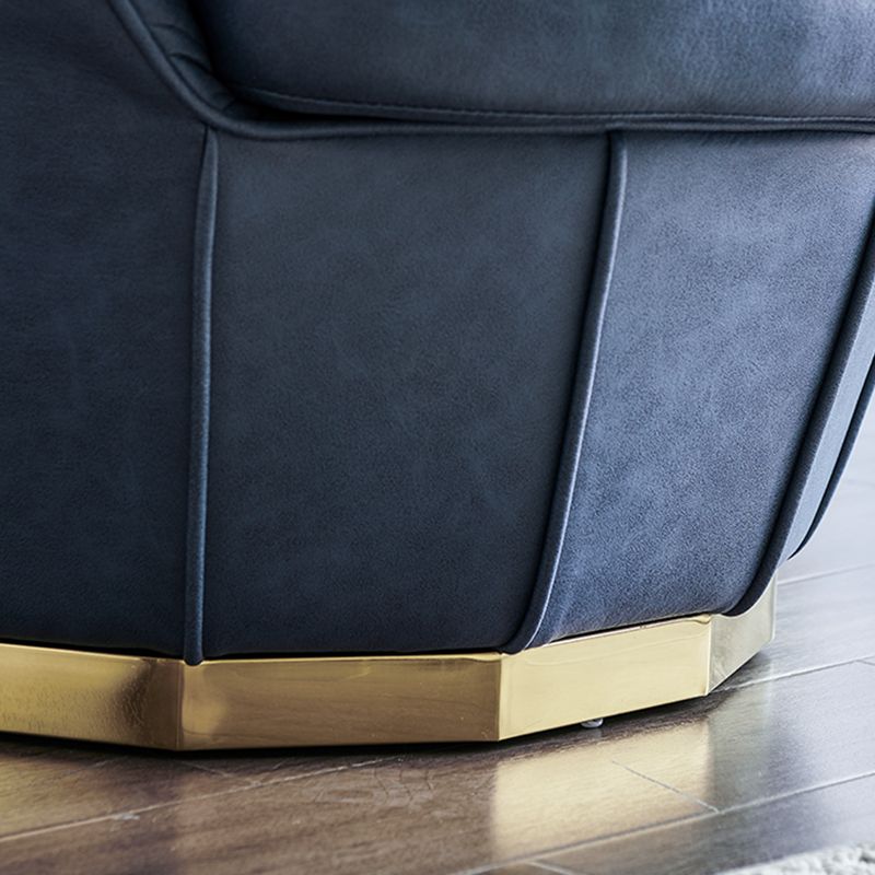 Sloped Arms Side Chair Arms Included Lounge Chair for Living Room