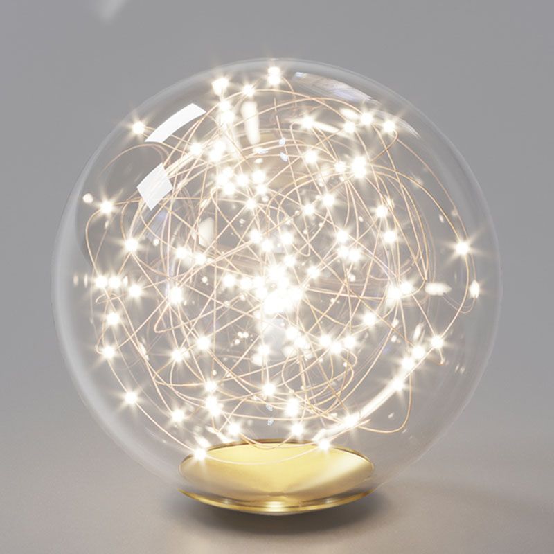 Luci geometriche da incasso Lampada moderna da incasso con paralume in vetro trasparente