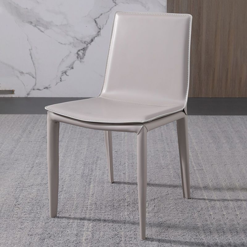 Upholstered Dining Side Chair Modern Armless Dining Chairs for Home
