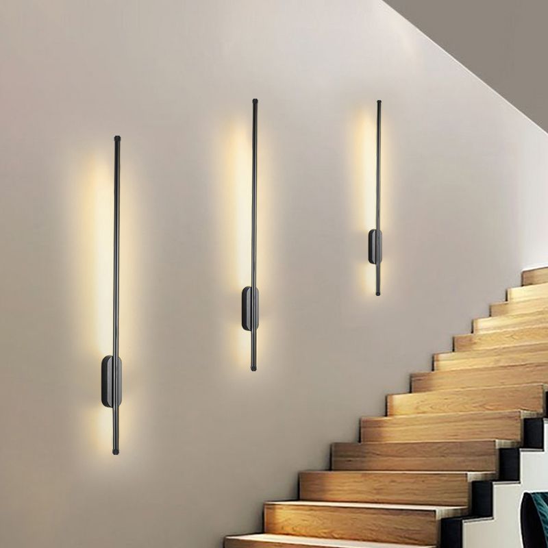 Metal Linear Wall Sconce Lighting Simple LED Wall Mounted Lighting