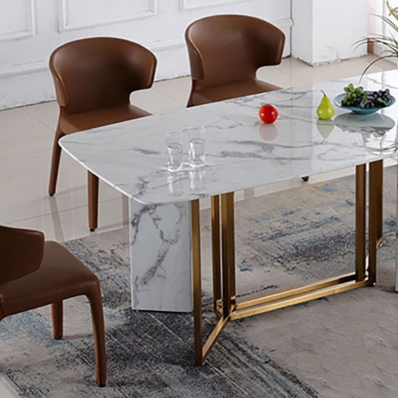 Silla auxiliar de comedor de metal de estilo contemporáneo, sillas laterales sin brazos para cocina