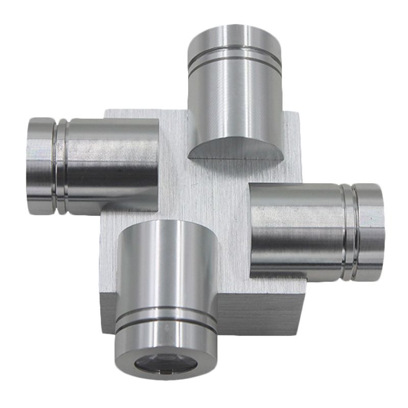 Lámpara de montaje de pared de aluminio cruzada Luz LED de plata contemporánea Luz en amarillo/rosa/azul