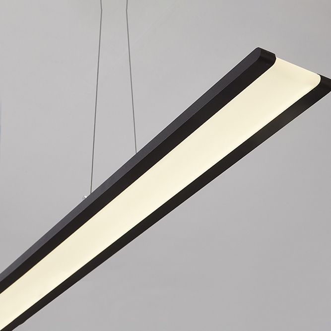 Rectangle Dining Room Island Light Nordic LED Dining Pendant Lamp for Kitchen