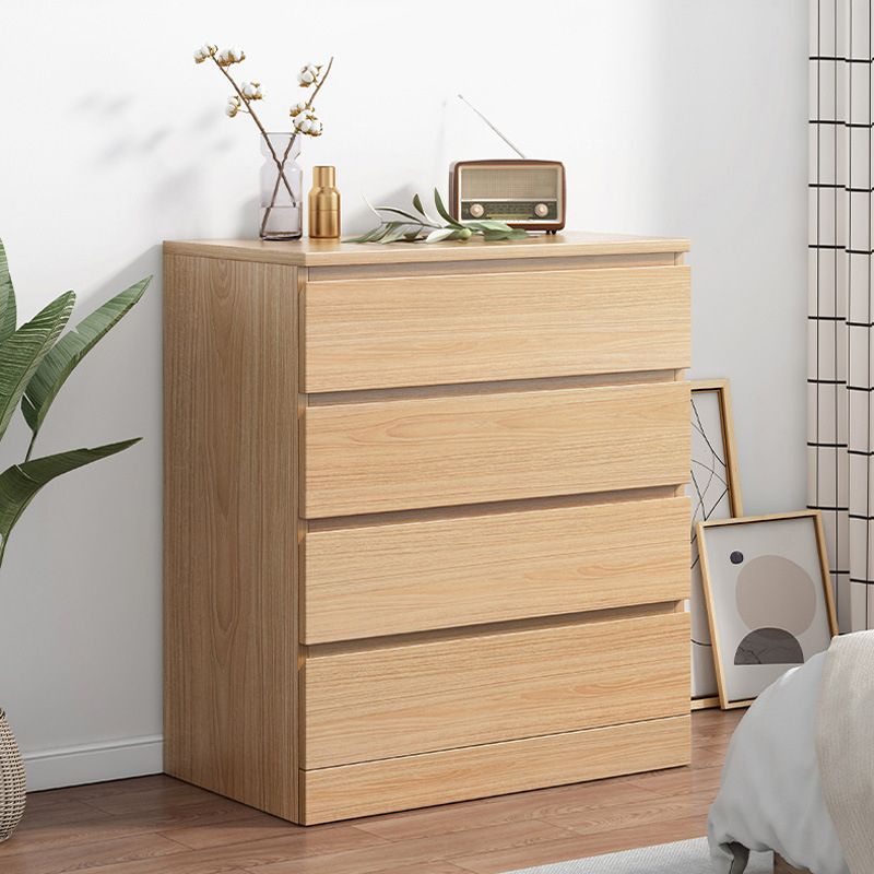 Contemporary Storage Chest Manufactured Wood Dresser with 3/4/5/6 Drawers