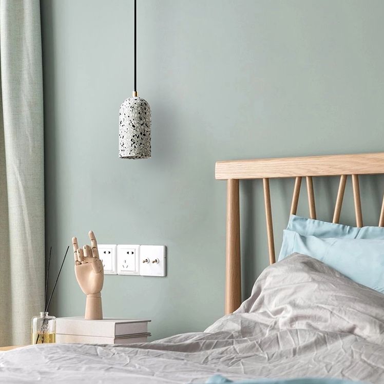 Modern Cement Pendulum Light 1-Light hangend plafondlicht voor eetkamer