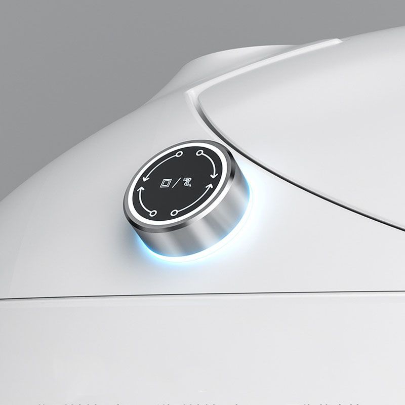 Modern Siphon Jet Flush Toilet Colonial White Heated Seat Urine Toilet with Toilet Seat