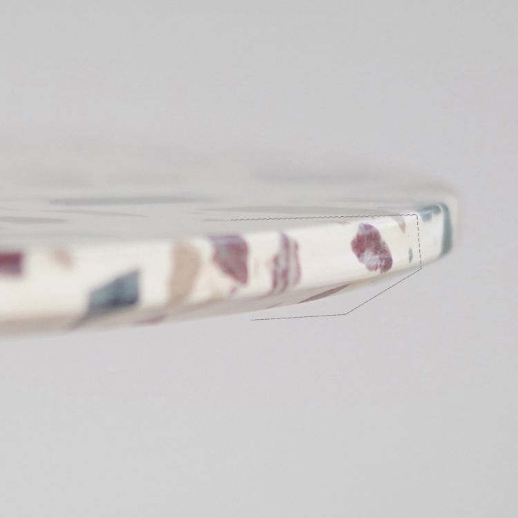 Industrial Style Bar Table Stone Pedestal Base Bar Dining Table for Indoor