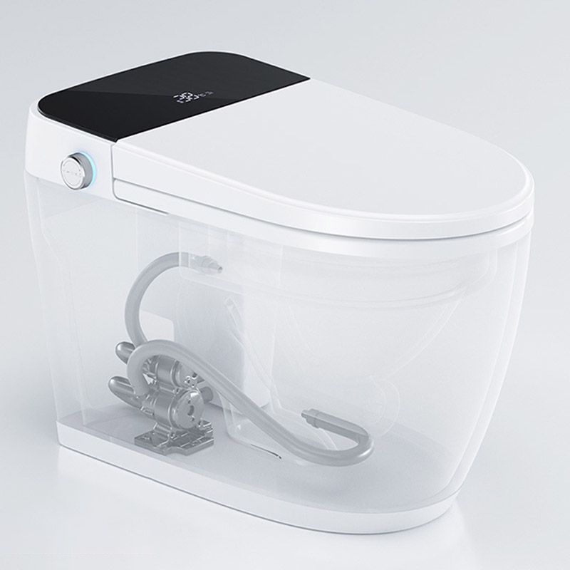 Floor Mounted Toilet One-Piece Toilet Siphon Jet Porcelain Toilet Bowl