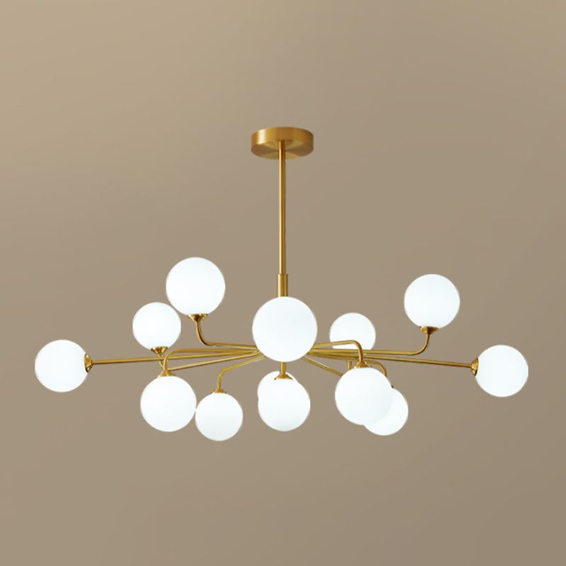 Gold Multi-lights Chandelier Light Modern Style Light Fixture for Living Room
