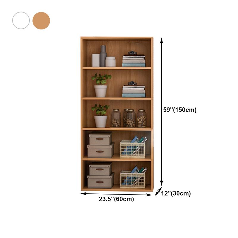 Modern Bookshelf Engineer Wood Standard Bookcase for Home Office